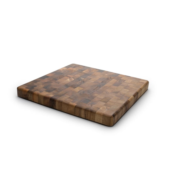 Tabla de cortar Ironwood Gourmet Charleston, madera de acacia, 14 pulgadas