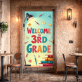 thumbnail image 4 of LUUFILx Welcome to 3rd Grade Banner Backdrop Decoration School Classroom Decor First Day of School Supplies Welcome Sign Teacher Wall Poster Educational Background, 4 of 9
