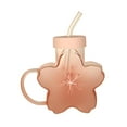 thumbnail image 3 of Taza de flores con tapa, regalo de cumpleaños, tazas de té, reutilizable, portátil, elegante, de cristal, con forma de para el hogar, Macarena Taza de café, 3 of 8