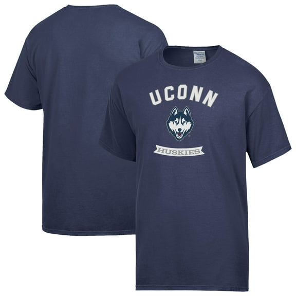 Men's ComfortWash Navy UConn Huskies Banner T-Shirt