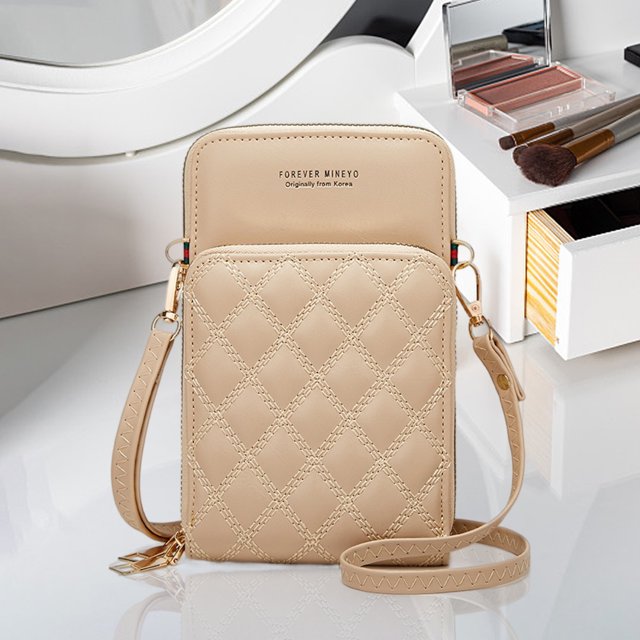 Bolso de hombro compuesto antioxidante Bolso bandolera Lady Daily Leisure (Caqui)