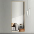 thumbnail image 5 of 28 in x 71 in Gold Modern Full Length Mirror, 5 of 10