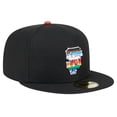 thumbnail image 3 of Men's New Era Black San Francisco Giants 2024 Pride On Field 59FIFTY Fitted Hat, 3 of 6