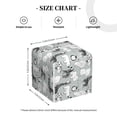thumbnail image 4 of Sikiie African Animals Leather Tissue Box Cover Square, tissue box holder, Tissue Box with Bottom Belt-5.2”x5.2”x5.2”, 4 of 7