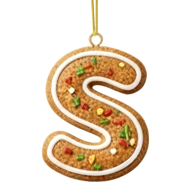 Adornos navideños, adornos navideños, regalos navideños, 26 letras, decoración para árbol de Navidad, colgante, adornos para árbol de Navidad, adornos navideños personalizados, decoración navideña, de