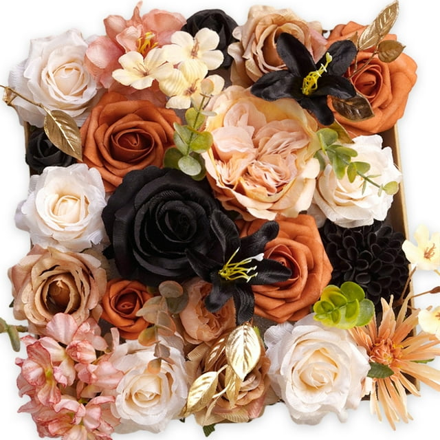 Wweixi Whimsical Blooms Low Maintenance Artificial Flower Collection Realistic 23new style LH012 1Set