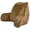 Brown, variant on Art Velvet Assembly Needed DIY Backrest Reading Bed Rest Pillow with Arms and Pockets for Sitting in Bed Couch Sofa, Removable Cover and Filling Seprated, 20" x 18" x17", Cream
