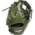 thumbnail image 2 of Rawlings Sporting Goods Rawlings Heart Of The Hide Military Green 11.5" Baseball Glove (Pro204w-2Mg) Pro I 11.5 Right Hand, 2 of 4
