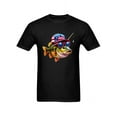 thumbnail image 3 of XIANQI Men's Short Sleeve T-Shirt Pure Cotton Graphic Tees Fishing S, 3 of 4