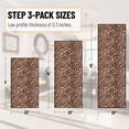 thumbnail image 2 of Ottomanson 3-Piece Kitchen Rug Set, Non-Slip Washable Hallway Runner & Floor Mat for Bathroom 22.5" x 36" + 22.5" x 48" + 22.5" x 60" Leopard Brown, 2 of 6