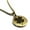 Gold, variant on Stainless Steel Four Leaf Clover Good Luck Charm Round Medallion Pendant Necklace