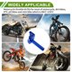 thumbnail image 3 of Agarre de Acelerador de 22mm Unique Bargains con 1 Cable de Acelerador Blanco de 120cm, Agarre de Acelerador de Motocicleta de Aleación de Aluminio CNC para Manillar de 7/8" 22mm Azul, 3 of 6