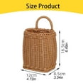 Storage Bins With Lids Wall Hanging Basket Kitchenware Imitation Vine