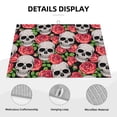 thumbnail image 4 of Bingfone Skull And Roses ,18" X 24"Dish Drying Mat For Kitchen Counter,Ultra Absorbent Microfiber, 4 of 9