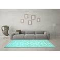 thumbnail image 3 of Ahgly Company Indoor Rectangle Oriental Light Blue Traditional Area Rugs, 3' x 5', 3 of 4