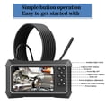 thumbnail image 1 of Industrial Endoscope, IP67 Waterproof Snake Camera, 8MM 1080P HD Digital Endoscope Camera, with 4.3 Inch LCD Screen 8 LED Lights Sewer Inspection Camera for Mechanical Inspections, 1 of 8