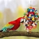 thumbnail image 4 of Juguete masticable resistente para loros, 100 % natural, multicolor, para jaulas de loros y aves grandes y medianas. Guacamayo gris africano (colorido)., 4 of 5