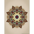 thumbnail image 2 of Nobleworks, Inc. 15x18 White Modern Wood Framed Museum Art Print Titled - Mandala 2, 2 of 4