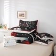 thumbnail image 6 of Homewish Kawaii Snowman 7pcs Bedding Comforter Set For Children Teens Adults,Happy Christmas Xmas Queen Bedding Sets Super Cozy,Red Sparrow Queen Sheet Sets,Super Cozy Room Decor,Reversible, 6 of 8