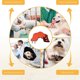 thumbnail image 5 of Paquete de 4 pañuelos para perros, bufanda triangular para mascotas del día de San Valentín para niño y niña, pañuelo para perros, 65x45x45cmL 65x45x45cmEstilo:Estilo 2;, 5 of 5