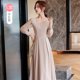 thumbnail image 1 of Ropa de dama de honor de boda, vestido de dama de honor de grupo de Hermanas Simple y atmosférico, temperamento femenino, vestidos de noche delgados, 1 of 5