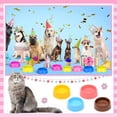 thumbnail image 5 of 4 PCS Pet Plastic Bowls Plastic Candy Color Pet Cat Dog Puppy Rabbit Animal Practical Food Water Bowl - type:style1, 5 of 5