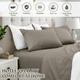 thumbnail image 3 of Superior Cotton Blend 600 Thread Count Pillowcase Set of 2, Standard Size, Grey, 3 of 4