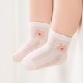 thumbnail image 7 of 5 Pairs Toddler Baby Girl Boy Infant Kids Socks, Summer Cute Animal Soft Cotton Thin Mesh Socks, 0~5T, 7 of 7