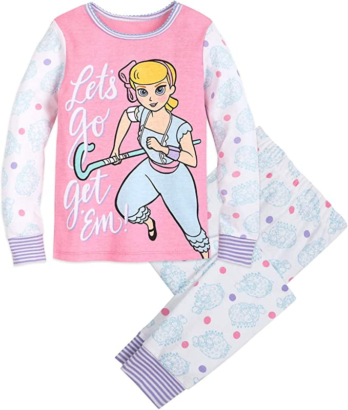 Toy Story 4 Pixar Bo Peep PJ PALS Pajamas for Girls Toddler Size 3