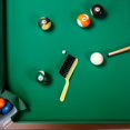 thumbnail image 4 of FUTUREORYY 2pcs Billiard Table Cloth Cleaner Brush Portable Pool Table Brush for Surface Cleaning in Home Use, 4 of 7