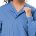 thumbnail image 4 of Landau Scrub Zone Unisex Relaxed Fit 2-Pocket Snap-Front Scrub Jacket 75231, 4 of 5