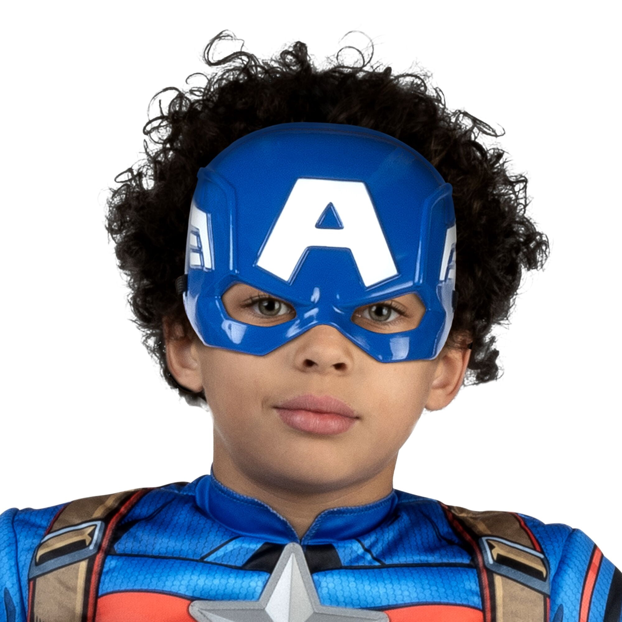 Marvel's Captain America Halloween Costume for Children, Boy's Size M (8), by Jazwares