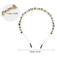 thumbnail image 2 of Unique Bargains 1 Pcs Women Knotted Headbands Fashion Rhinestone Thin Head Bands Hair Accessories Black, 2 of 7