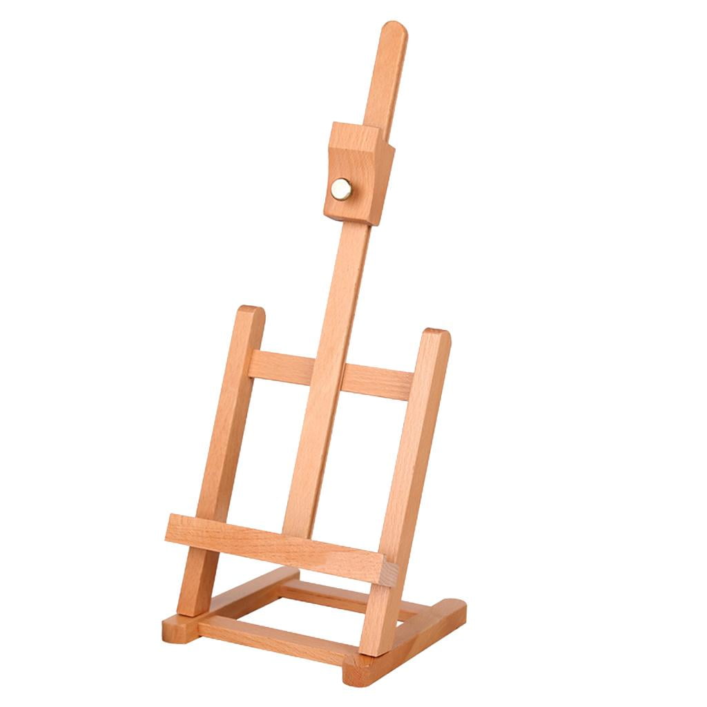 FVDPWYE Small Tabletop Easel Painting Display Art Easel Desktop Easel Adjustable H-Frame Easel Studio Easel Stand, Premium Wood Sketching Easel