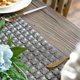 thumbnail image 2 of Table Runner 12 X 72 Inch Glitter Flower Decor, Silver Grey, 2 of 5