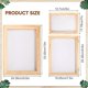 thumbnail image 5 of 3 Pieces Paper Wooden Paper Mold Making Screen Kit 3 Size Frames For Diy 12.7x17.8cm 19.8x24.8cm 24.8x33.0cm, 5 of 5