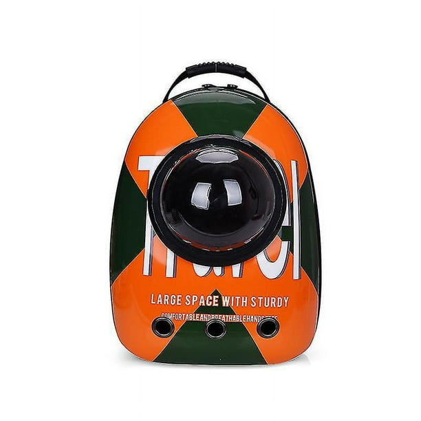 Veeki Mochila para mascotas Mochila de burbujas Paquete frontal para gato Cachorro Perro Cápsula Mochila espacial, Transportín para mascotas para viajes Senderismo Caminar Acampar.