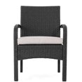 thumbnail image 6 of Grey PE Rattan Outdoor Chair / Comfortable Seating for Patio Chatting, 6 of 6