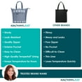 thumbnail image 6 of Rachael Ray Chillout, Soft Sided Cooler Bag, Insulated Thermal Tote, Slate Stripe., 6 of 7