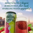 thumbnail image 4 of Maison Perrier French Kiss Sweetened Sparkling Juice Beverage, Raspberry & Lime Flavors with Real Fruit Juices, 24PK, 4 of 14