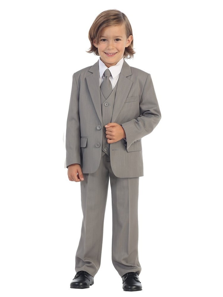 boys light gray suit