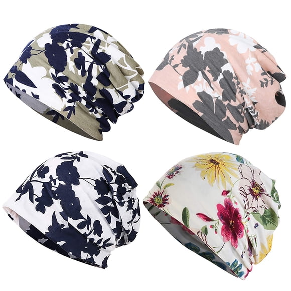 Gorro holgado JarSehera, de algodón, con gorros de quimioterapia, para mujer