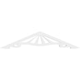 thumbnail image 2 of Ekena Millwork 36"W x 7 1/2"H x 1"P (5/12) Pitch Marshall Architectural Grade PVC Gable Pediment, 2 of 5