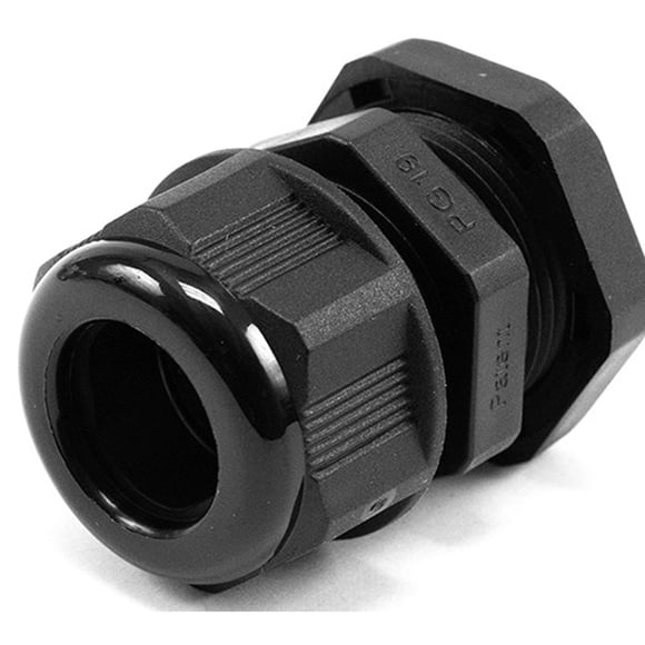 1427NCGPG19B - Cordon de Soulagement des Tentures PG19 24MM DIA Fil NYLON 15MM Noir 42 LONG