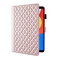 thumbnail image 2 of For Xiaomi Redmi Pad SE 8.7 inch Released 2024 Case, Rhombus Pattern Multiple Viewing Angles Stand Slim Folio Cover (Rose Gold), 2 of 6