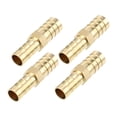 thumbnail image 1 of 4 piezas 12 mm - 10 mm de forma recta espiga para manguera tubo de púas recto accesorio de tubería conector de manguera de latón, 1 of 1