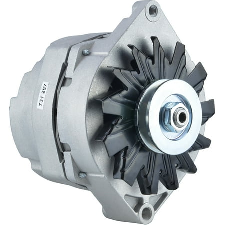 87 Gmc Short Bed New Alternator for GM 4.8L(292) L6 Gas CHEVROLET / GMC All Models 84 85 86 87 88 1984 1985 1986 1987 1988 AL561X 9Clock 108Amp External Fan Type Solid Pulley Type Internal Rotation CW Rotation 12V ()