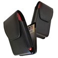 thumbnail image 2 of Phone Wallet Credit Card Black Leather Case fits Consumer Cellular Link Flip Phone, 2 of 4
