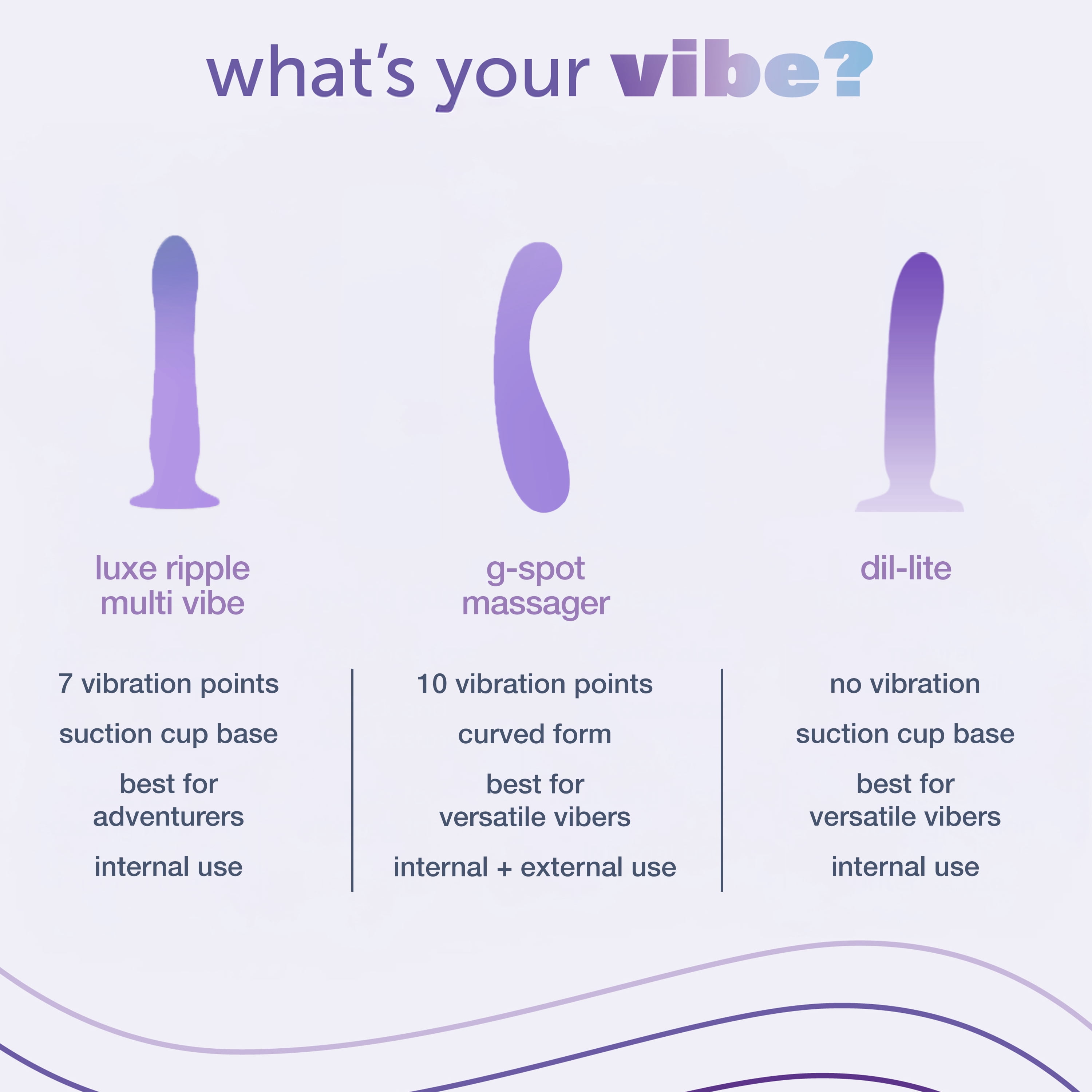 plusOne Analog Internal Stimulator Dildo