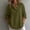 Army Green, variant on Women's Short Sleeve Criss Cross Twist Knot Back T-Shirt, Solid Loose Soft Fabric Daily Casual Blouse Brown S